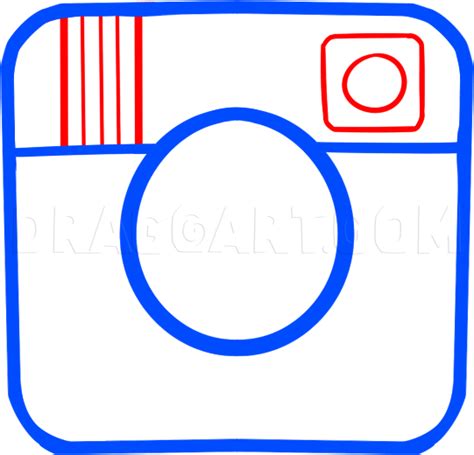 How To Draw The Instagram Logo Step By Step Drawing Guide By Dawn