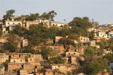 Mwanza Tanzania View Of Bugando Hill Slum Jonathan Stonehouse