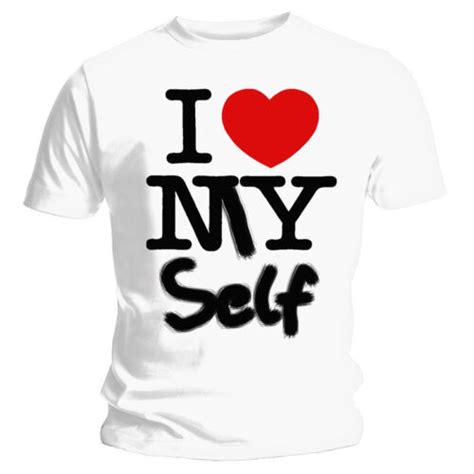 I Love Myself Weißes T Shirt Ebay