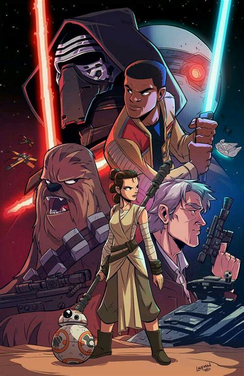 Found This Really Cool Fanart Of Star Wars The Force Awakens Star