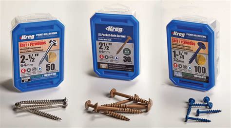 Choosing The Correct Pocket Screws For Your Project