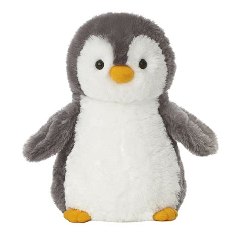 A huggable, snuggly toy can be a child's best friend. Destination Nation Gray Penguin Stuffed Animal by Aurora ...