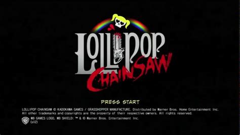 Lollipop Chainsaw Title Screen Hd Youtube