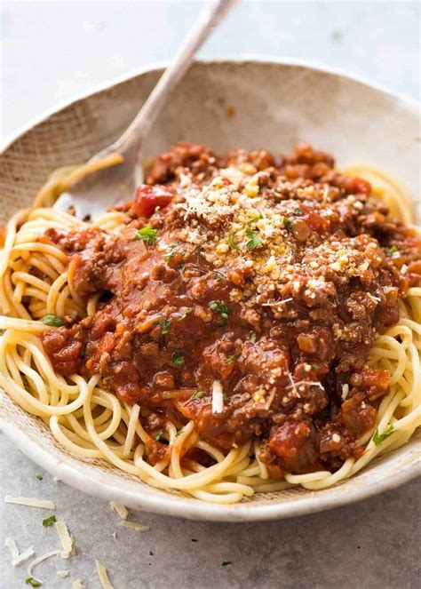Spaghetti Bolognese Quick Easy Spaghetti Bolognese Meat Sauce Blog