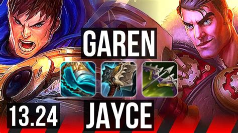 Garen Vs Jayce Top Games Dominating Kr Master Youtube