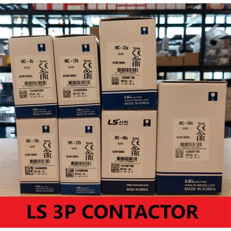 Ls 3p Ac240v Metasol Contactor Mc9 Mc12 Mc18 Mc22 Mc32 Mc40 Mc50