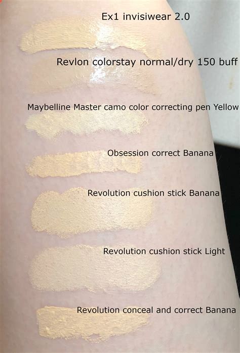 Splurged On Makeup Revolution Swatches Of Their Yellow Undertoned