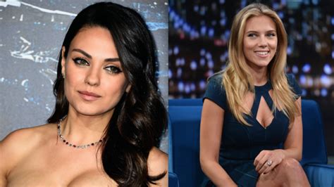 Mila Kunis And Scarlett Johansson Are Among The Stars People Most Want