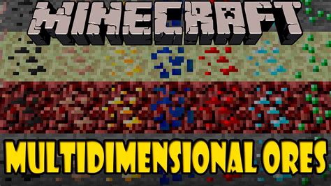 Multidimensional Ores Mod Ores En El Nether Y End Minecraft Mod 1