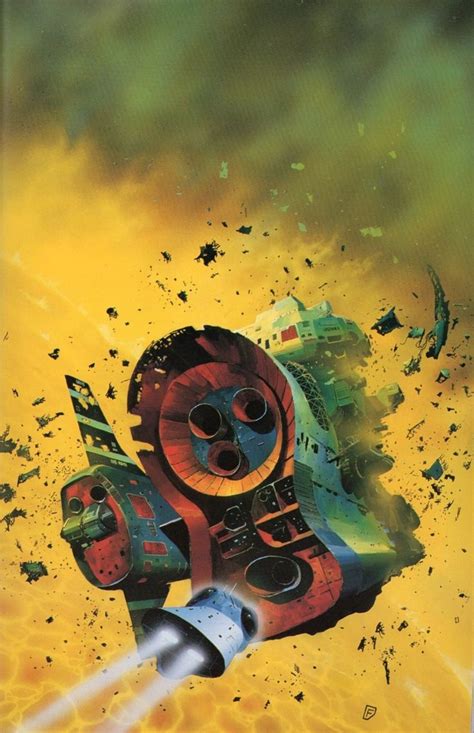 Chris Foss Diary Of A Spaceperson Interior Illustration 1990