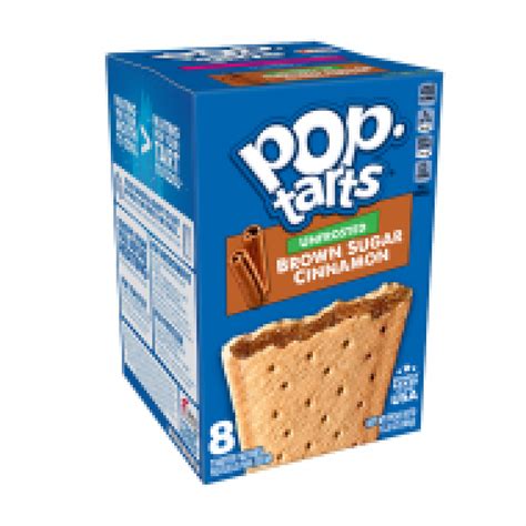 pop tarts unfrosted brown sugar cinnamon 8 pack 13 5oz 384g hollywood candy store