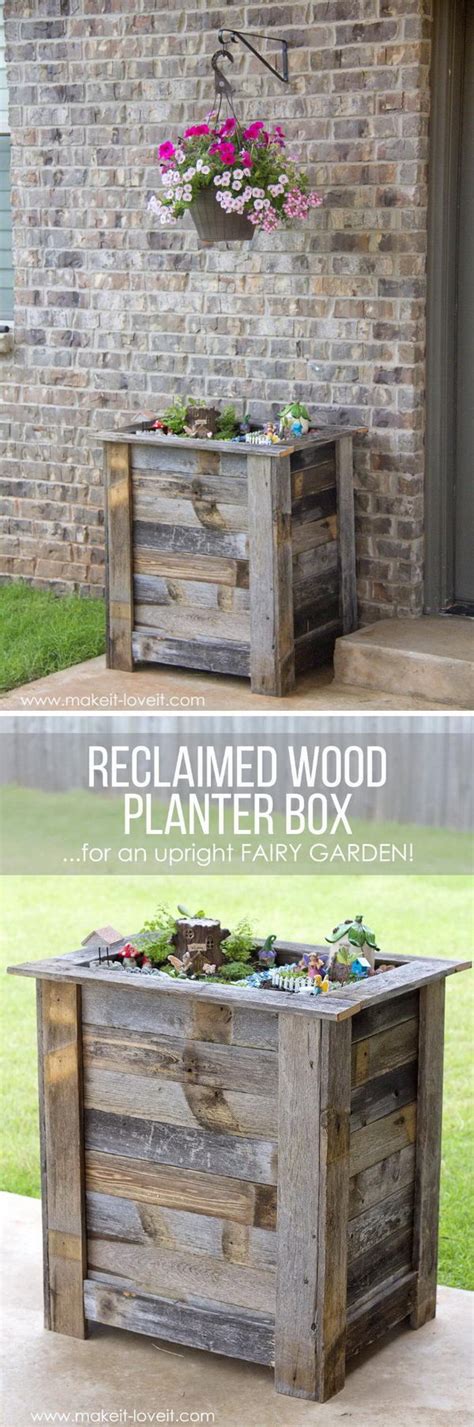 30 Creative Diy Wood And Pallet Planter Boxes To Style Up Your Home