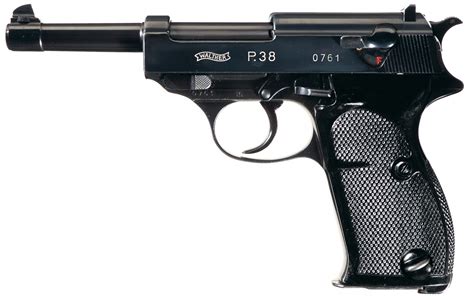 Magnificent Walther First Issue Zero Series P38 Semi Automatic Pistol