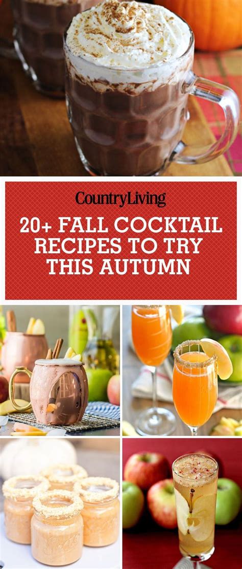 Toast The Cooler Weather With These Delicious Fall Cocktails Fall Cocktails Recipes Fall