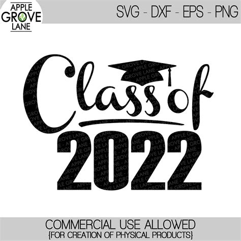 Class Of 2022 Svg Graduation Svg 2022 Svg 2022 Etsy