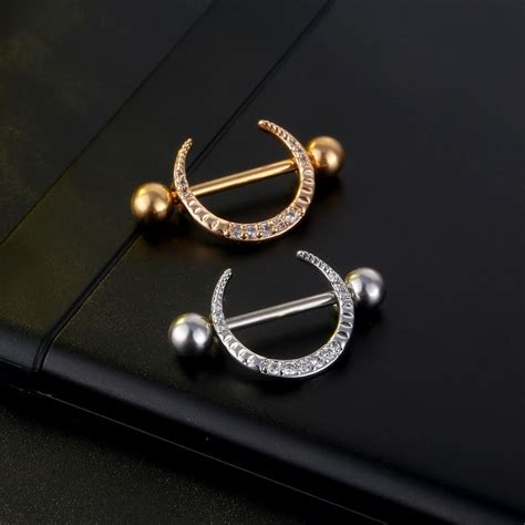 Stainless Steel Crescent Nipple Ring Sexy Piercing Jewelry China Stainless Steel Piercing