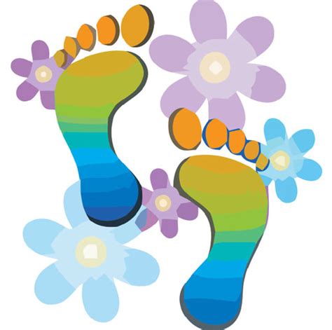 Cute Clipart Of Walking Feet Clip Art Library