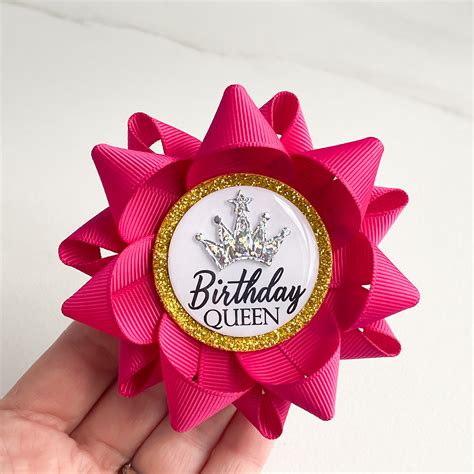 Birthday Queen Pin Birthday Ts For Her Queen Birthday Etsy