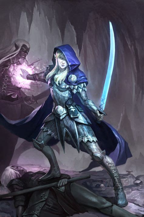 Pin By Razir 6112 On Fem Elf Diviner Fantasy Female Warrior Character Art Eldritch Knight