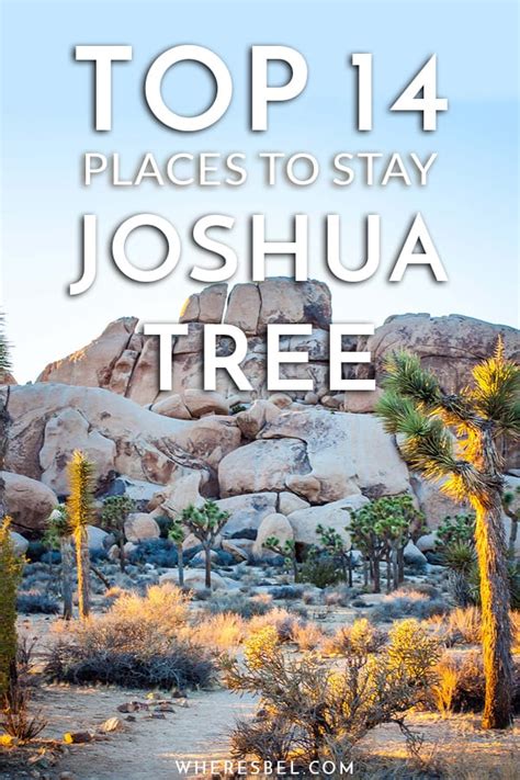 The Best Places To Stay Near Joshua Tree National Park Wheres Bel