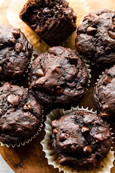 Healthier Chocolate Banana Muffins Sally S Baking Addiction