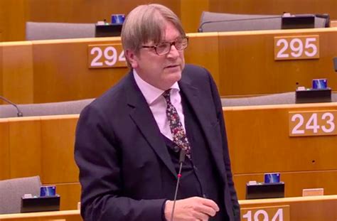 Brexiteers Are The Real Traitors Eus Guy Verhofstadt Says The