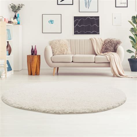 Diese teppiche sind preiswerter als. Runde Teppiche - Soft Shine (weiß) - Trendcarpet.de