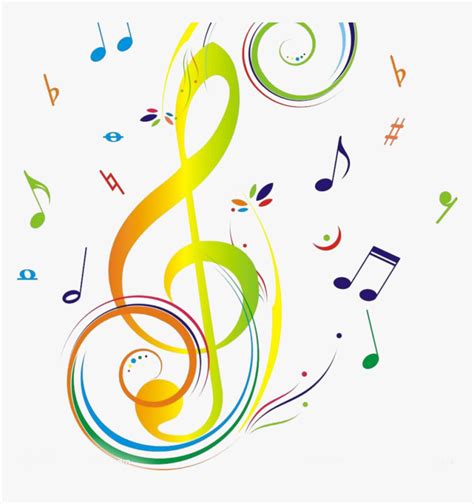 Transparent Colorful Musical Notes Png Color Notes Music Png Png