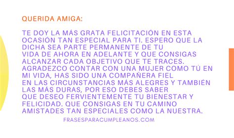 Carta de Felicitaciones para una Amiga  FrasesCumpleaños