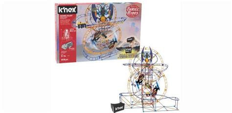 Knex Thrill Rides Bionic Blast Roller Coaster Building Set With Ride