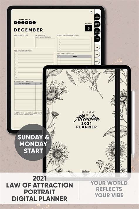 Especially how my life has changed since learning about the. 2021 Law of Attraction Planner (DIGITAL) in 2021 | Planner ...