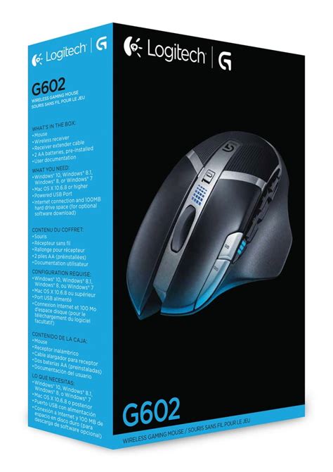 High Quality Logitech G602 Lag Free Wireless Gaming Mouse For Desktop