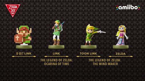 The Legend Of Zelda Special Series Link Zelda Amiibo Coming This