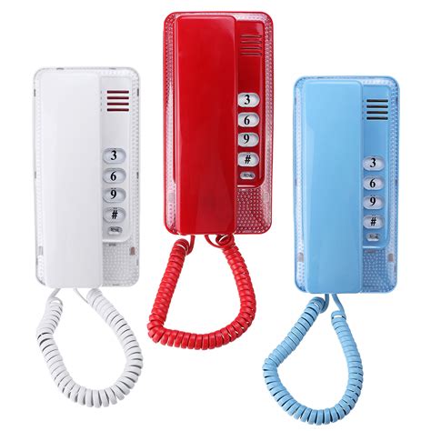 Wall Mount Home Corded Fixed Phone Landline Telephone Business Home