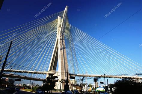 Cable Stayed Bridge Sao Paulo Brazil — Stock Photo © Joelfotos 13901567