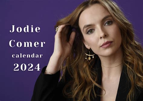 Jodie Comer 2024 Calendar Printable Etsy New Zealand