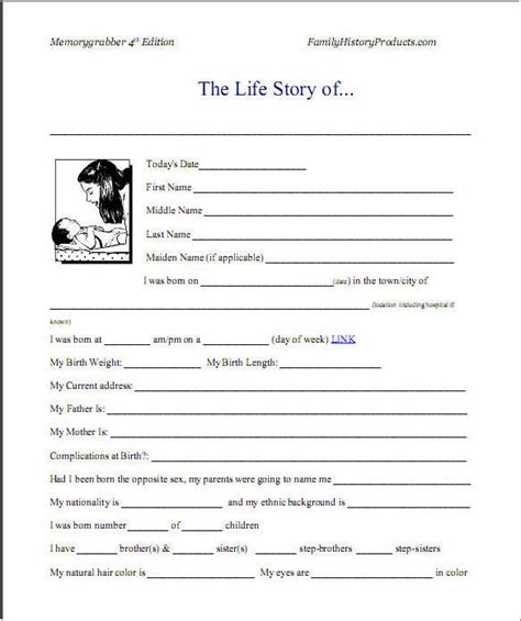 Screenshots Of The Memorygrabber Lifestory Workbook Autobiography