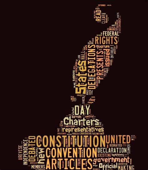 Visit constitutionfacts.com to read the full text of the u.s. US Constitution Tagxedo (Quill & Inkwell on Book ...