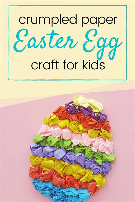 Tissue Paper Easter Egg Craft Easter Egg Crafts Paper Easter Eggs