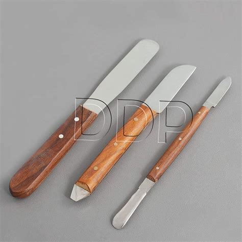 ddp plaster and alginate mixing spatulas set of 3 lab mixing instruments health