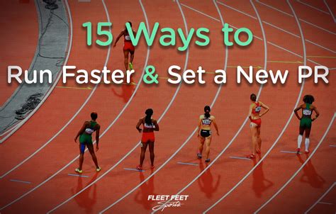15 Ways to Run Faster and Set a New PR - Fleet Feet Hoboken