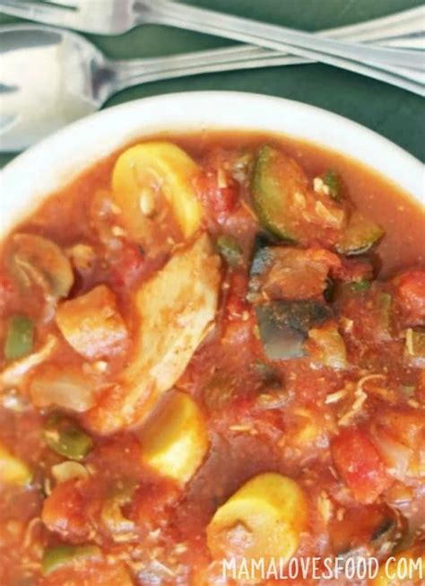 Italian Chicken Stew Slow Cooker Mama Loves Food