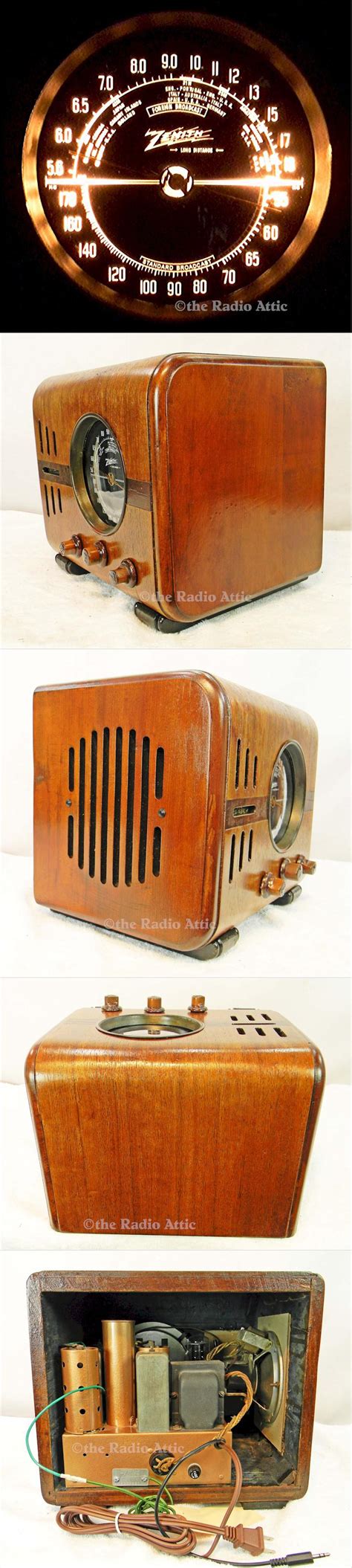Zenith 5 S 218 Cube 1938 Sold Item Number 0961433