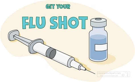 Health Clipart Get Your Flu Shot Clipart