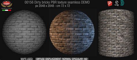 Dirty Bricks Texture Seamless 00156
