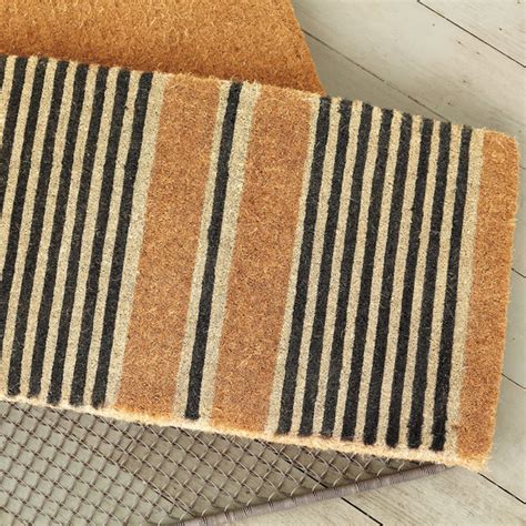 Striped Doormat Contemporary Door Mats Other By Rejuvenation