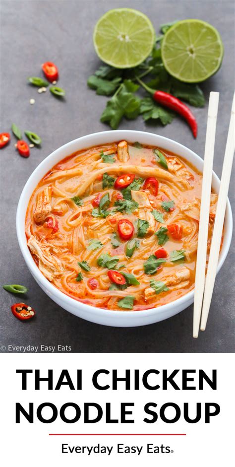 However, if you prefer you. Thai-Spicy-Chicken-Noodle-Soup-Pin | Everyday Easy Eats