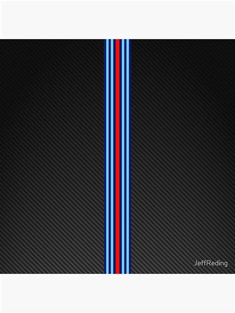 Carbon Fiber Racing Stripes 5 Sticker For Sale By Jeffreding Redbubble