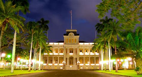 Iolani Hawaiis Royal Palace On Oahu