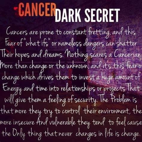 Top 14 cancer zodiac sign facts you need to know | zephyr. Yeah, deep inside we fear of change. But if we cancerians ...